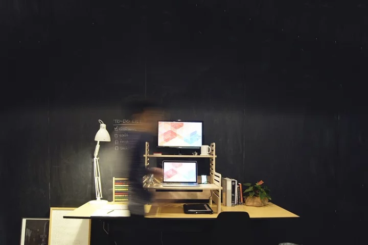 The UpStanding Desk is a simple and affordable way of switching from sitting to standing while at work