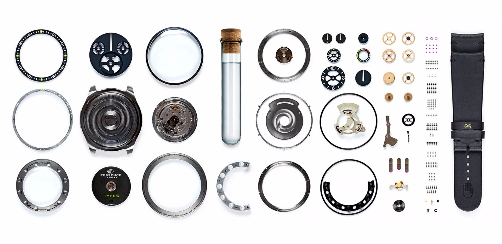 The Ressence Type 5 components
