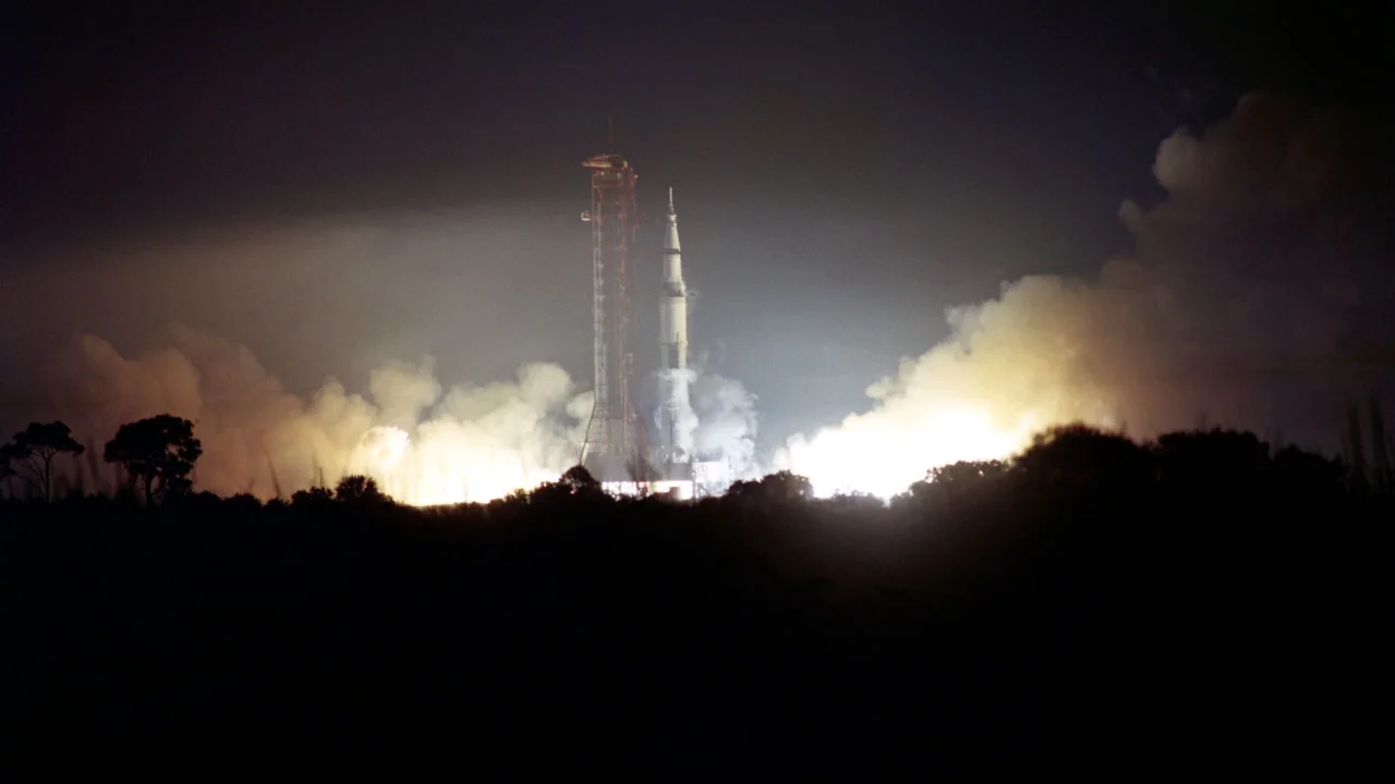 Apollo 17 lifts off in 1972