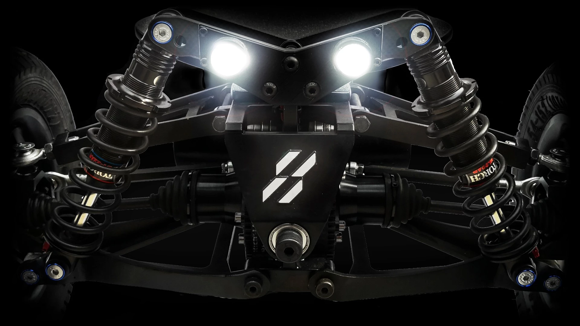 Adjustable suspension signals just how serious the Bajaboards team is about giving you control at high speeds