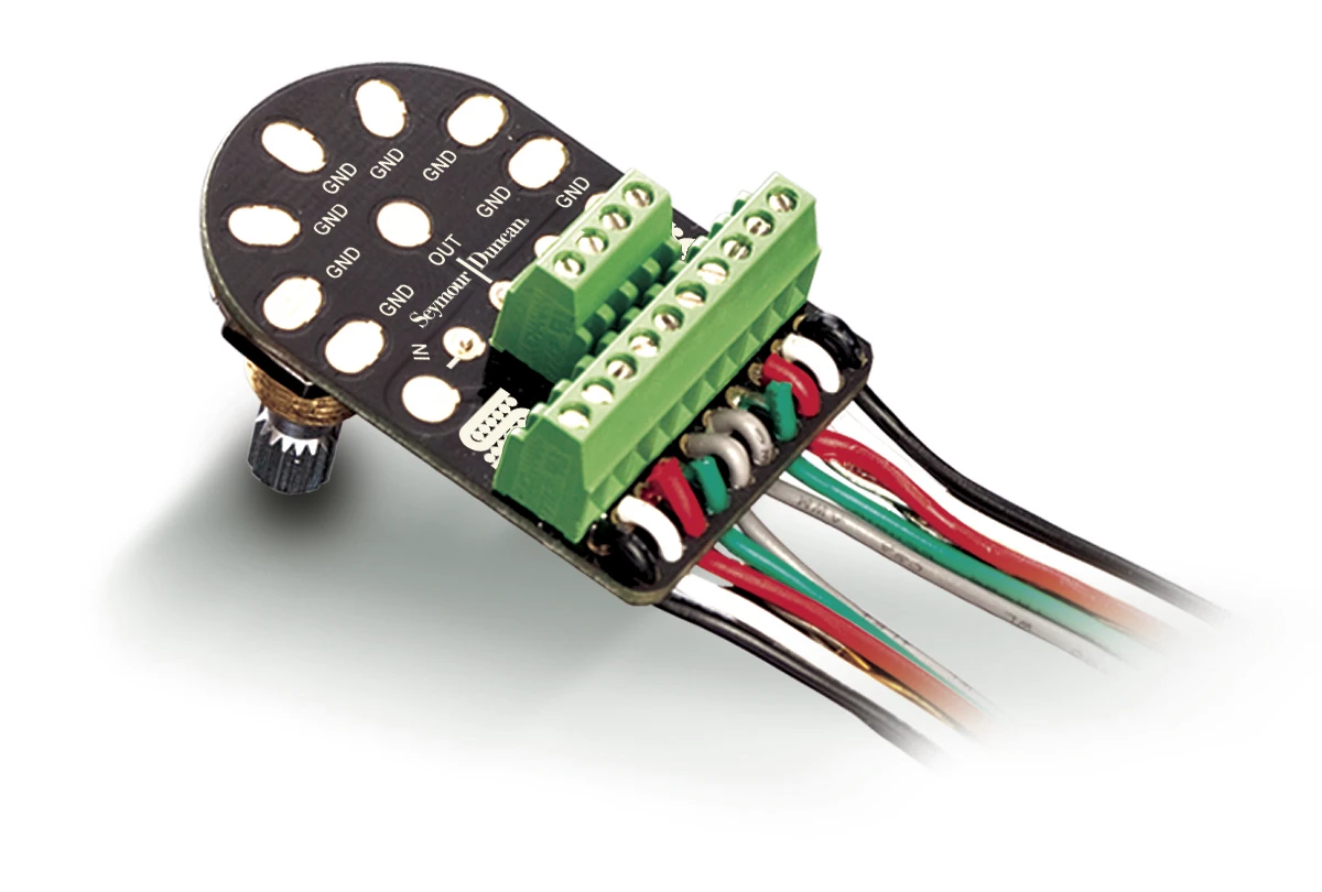 Seymour Duncan has released what it says is the world's first universal solderless pickup change system for guitar and bass