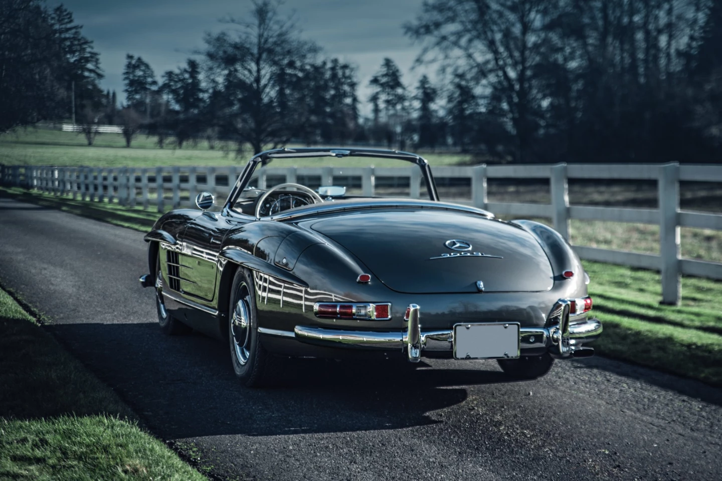 This 1958 Mercedes-Benz 300 SL Roadster has an estimated price of $1,250,000 to $1,500,000