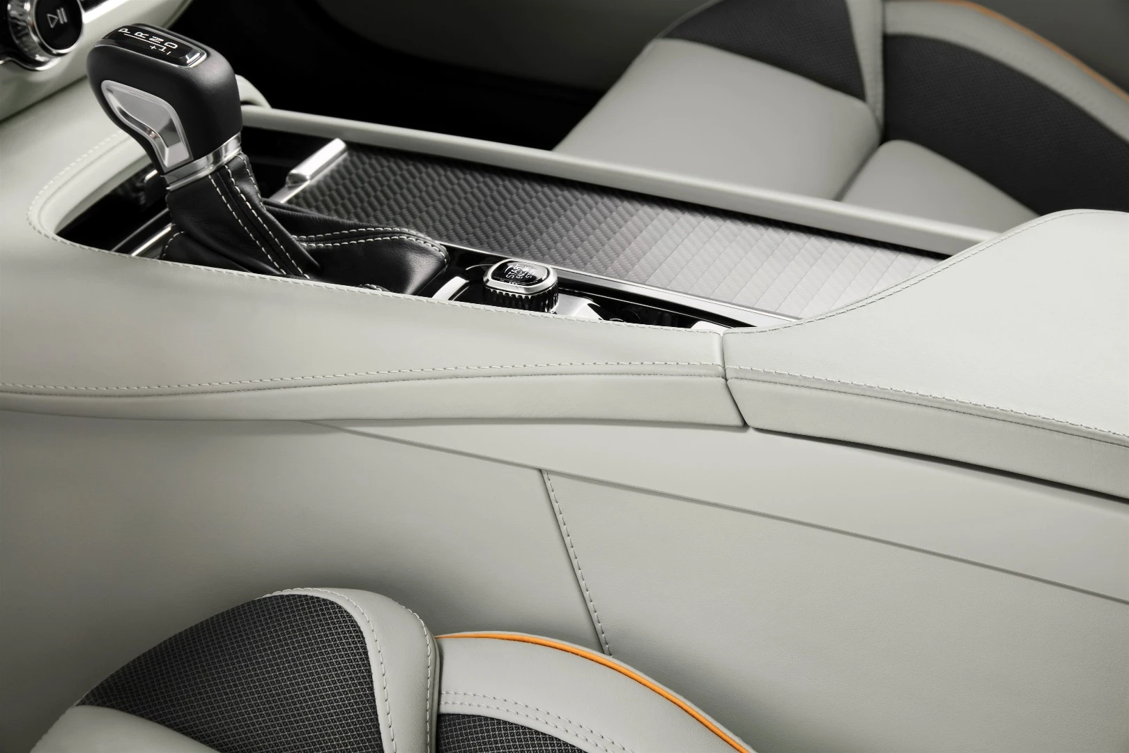 The V90 Cross Country Volvo Ocean Race features carpet inlays made in part from retrieved fishing net nylon