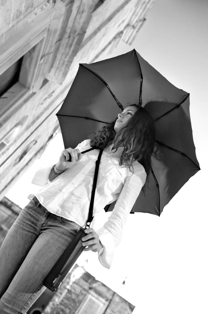 When opened, the Kjaro is a standard, straightforward umbrella