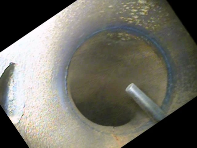 Camera images are automatically rotated to counterbalance the modular snake robot's corkscrew motion