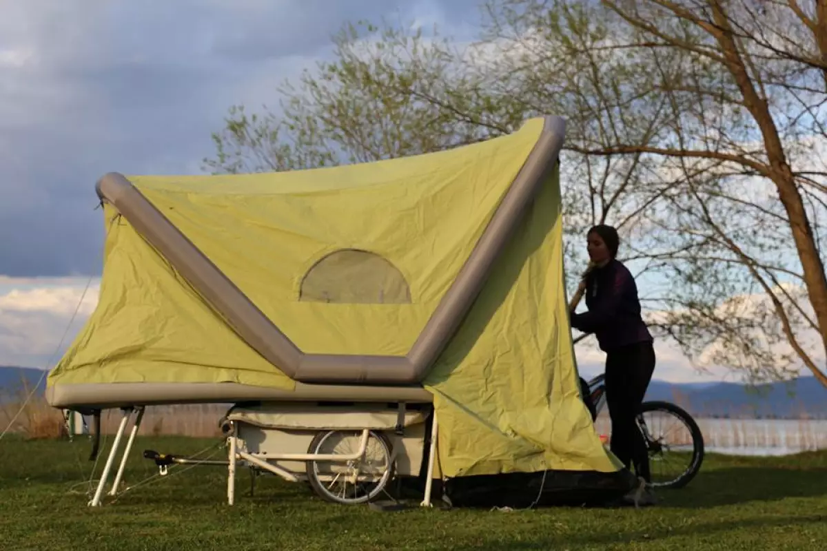 Setting up the B-Turtle to grab some rest