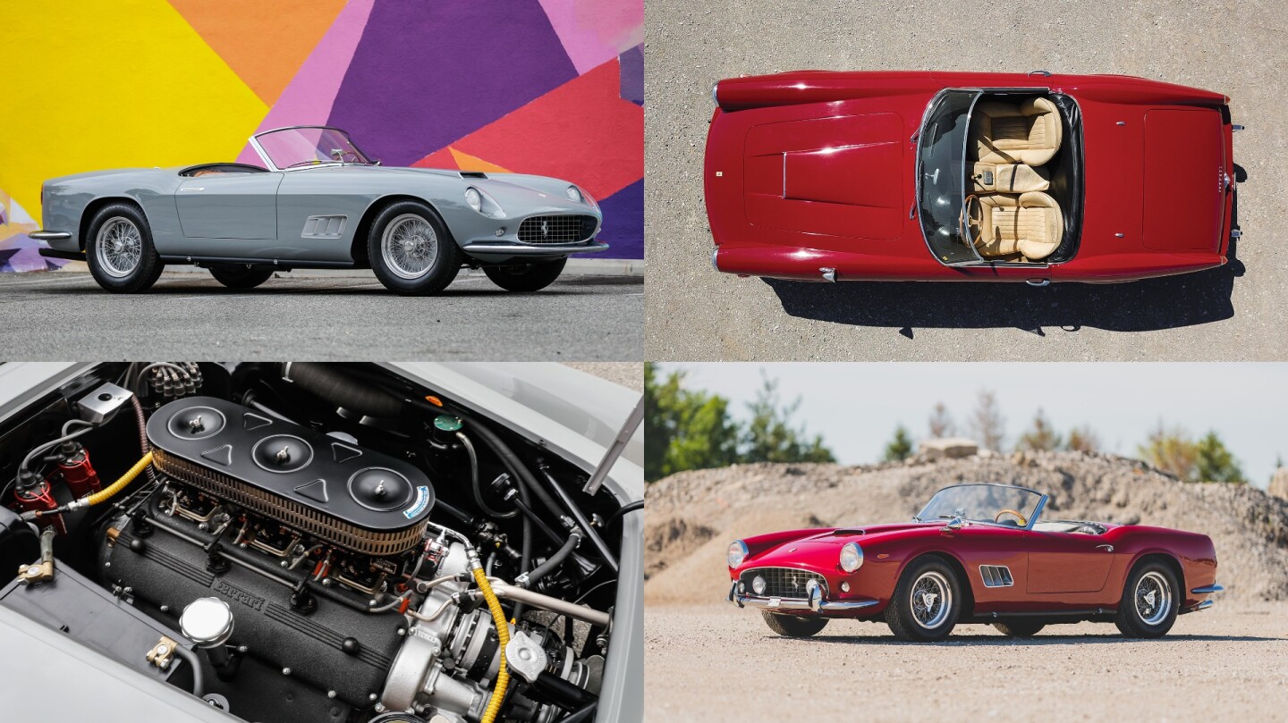 Two Ferrari 250 Gt California Spiders Set To Be Market Barometers In Monterey