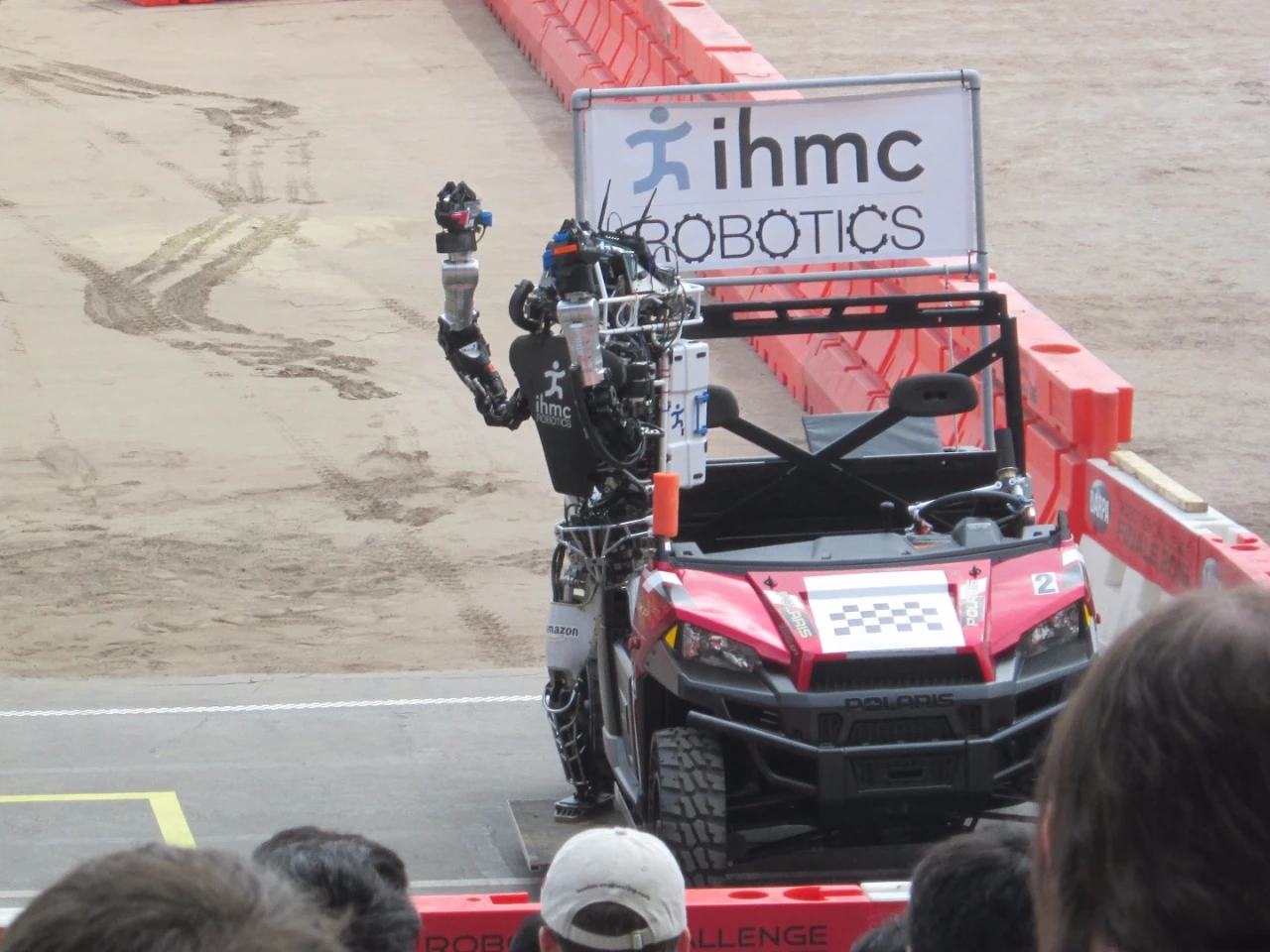IHMC getting out of its car