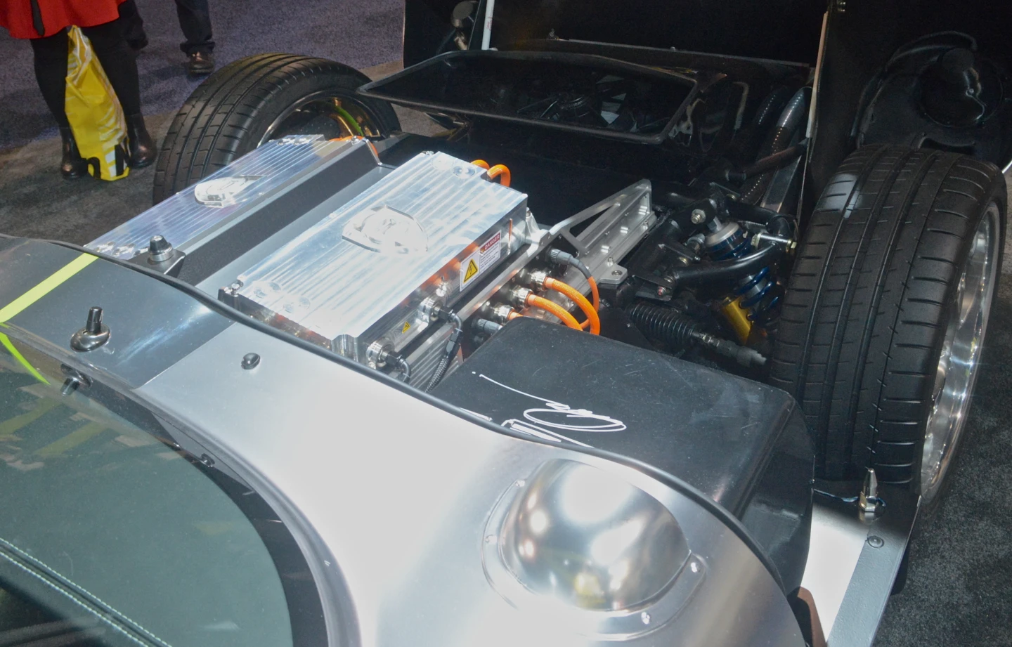 The Coupe is powered by two electric motors that combine for 500 hp and 1,000 lb-ft