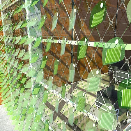 Solar Ivy is a solar energy delivery device that draws inspiration from ivy growing on a building(Image by Solar Ivy/SMIT)