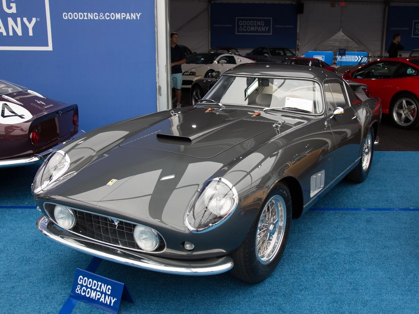 2018 Monterey Car Week Auction Report | Coming out of 52 years of ownership by noted Ferrari Collector Fred Peters, this 1958 Ferrari 250 GT Tour de France Berlinetta has unique competition and coachwork features, and was raced in period in the 1958 Targa Florio. Having now had an exceptional concours-quality restoration, it has participated in the Colorado Grand, Monterey Historics, and the Shell Historic Ferrari-Maserati Challenge. Sold for $6,600,000 | Estimate: from $6,500,000 to $7,500,000 | Auction: Gooding & Co | Lot 053 | Official Description