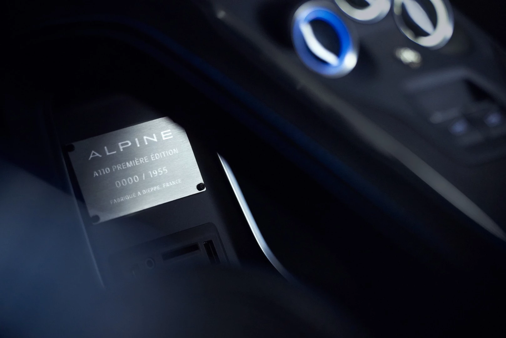 The plaque in the A110 denotes its significance