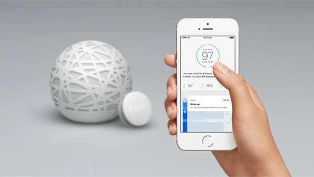 The Sleep Score offers a rating out of 100 based on the quality of the night's rest, determined by the information gathered by the sensors