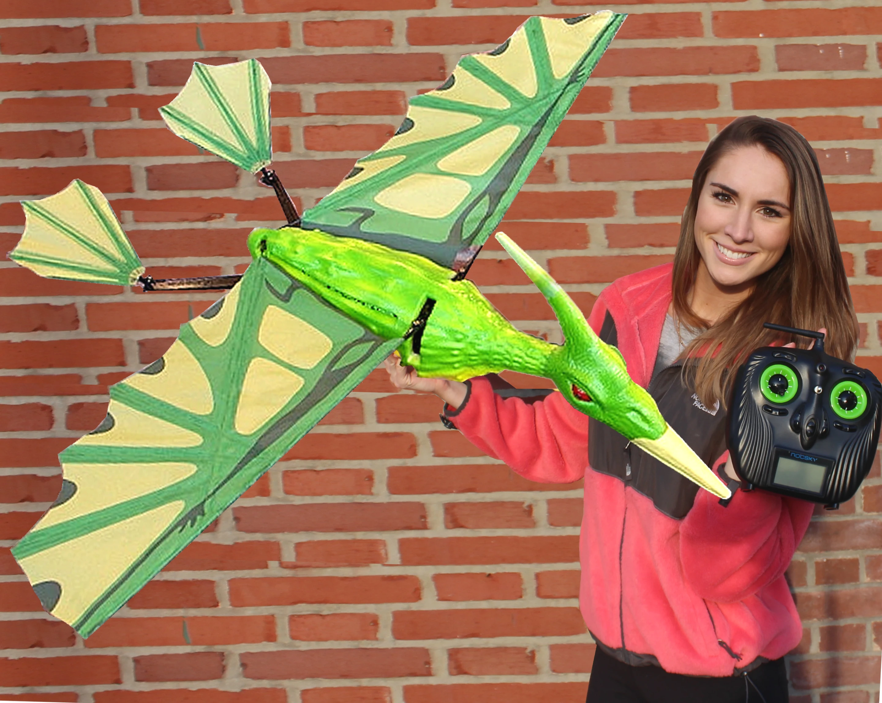 The Flying Pterodactyl comes with its own remote, although it's available for lower pledge levels if you supply your own
