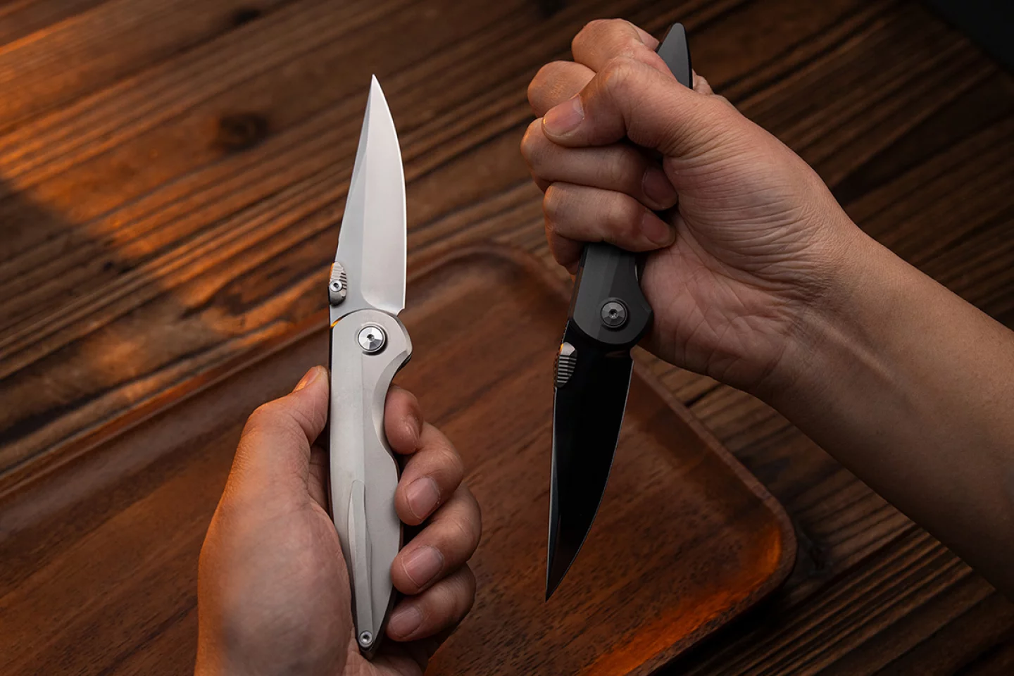 Titaner Heron: Titanium EDC Cutting Tool, Back to Pure Cut