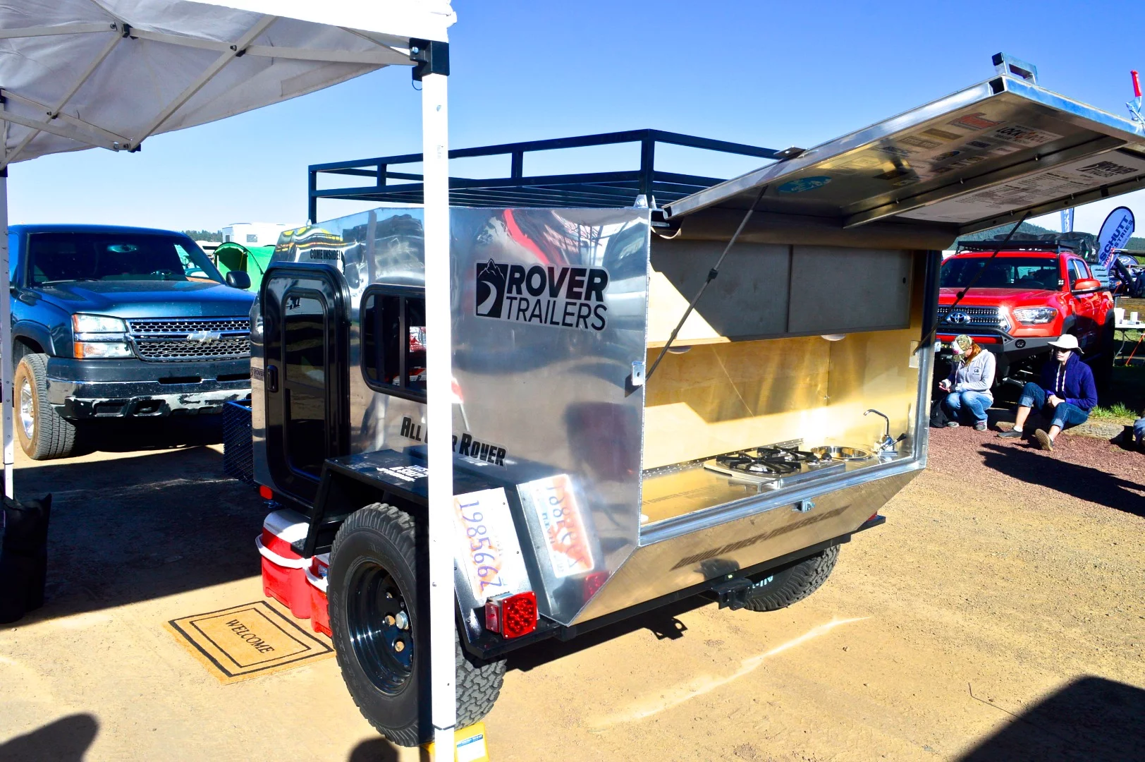 The All Over Rover features a distinct shape that borrows from both the teardrop and box