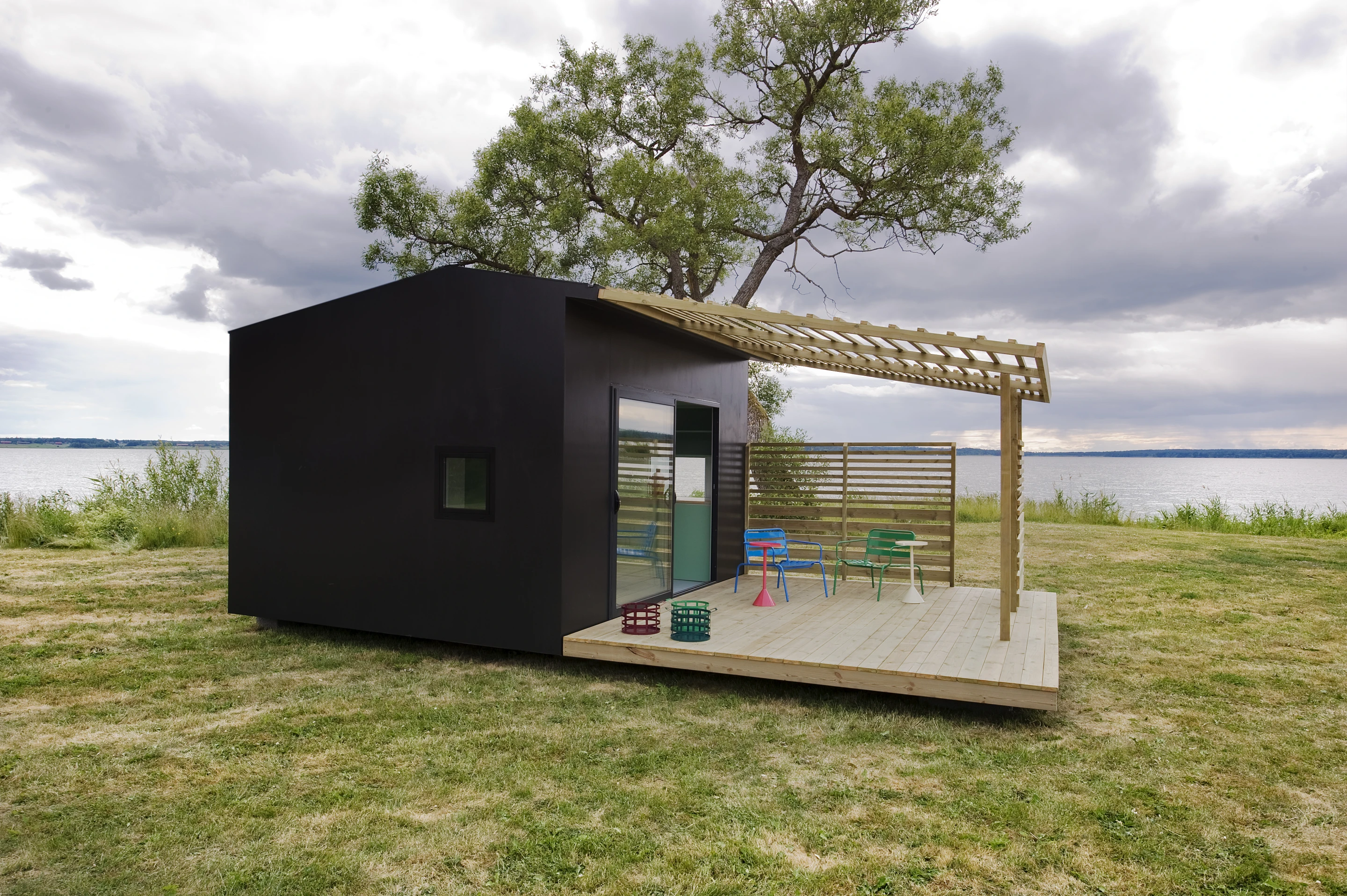 Mini House is a functional prefabricated modular home that comes delivered flat-packed and can be constructed on-site in just two days (image: Andy Liffner)