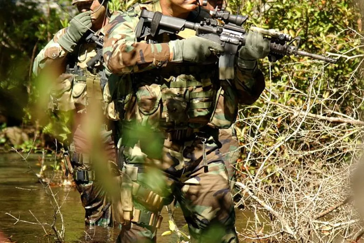 USAF special forces on a training mission
