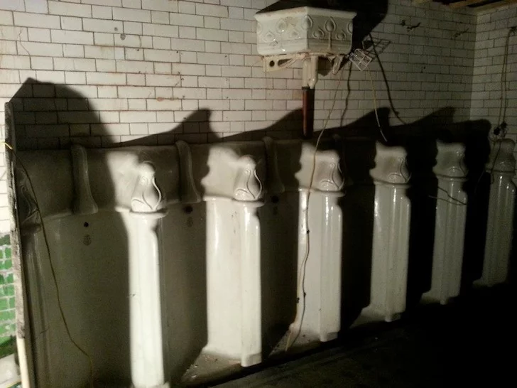 Original Doulton & Paisley urinals made in Lambeth around 1890