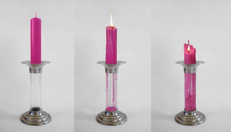 Rekindle from Benjamin Shine is a cleverly designed candlestick that means no wax goes to waste