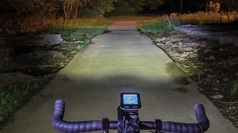 Garmin's new Varia smart headlight uses GPS to gauge the rider's speed