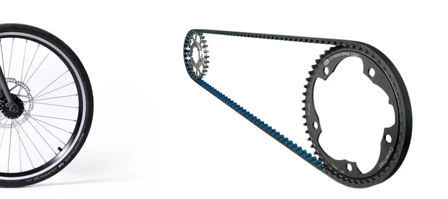 A Gates Carbon belt drive is available on the Bike+
