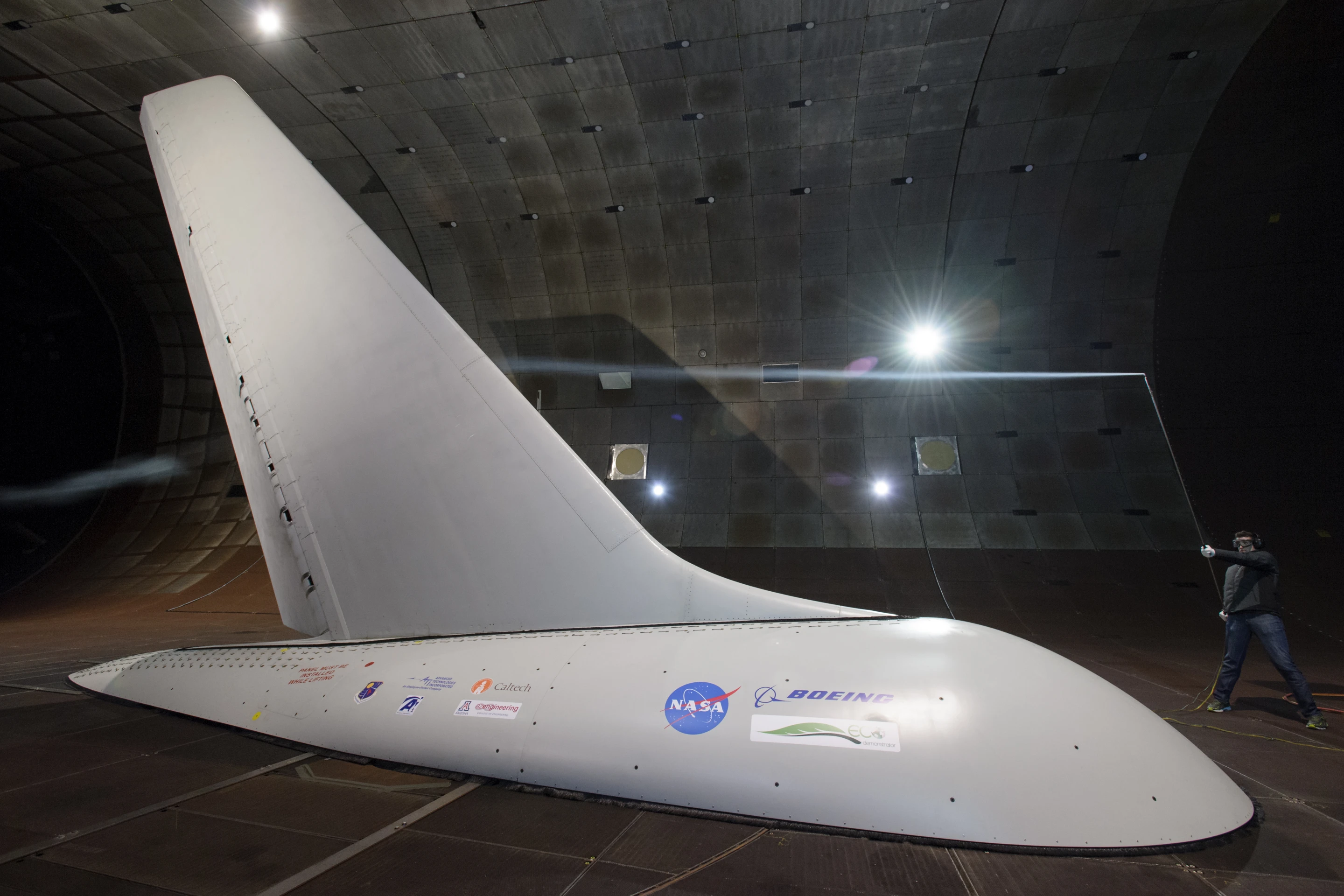 One of the innovations under the ERA would allow aircraft to be built with smaller tail fins, by integrating tiny air nozzles in the structure that allow for increased control with a smaller surface area