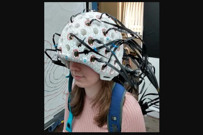Although it contains only about a fifth as many sensors, the new MEG helmet is claimed to offer performance similar to that of a full-size magnetoencephalography machine
