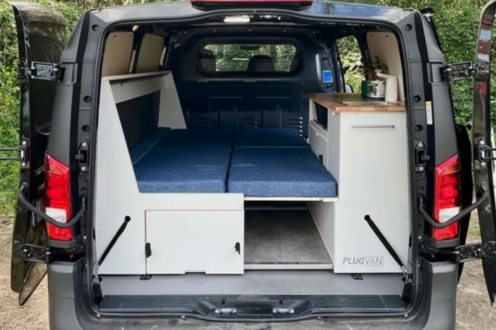 PlugVan shrinks its plug-and-play camper box down to small and midsize van form