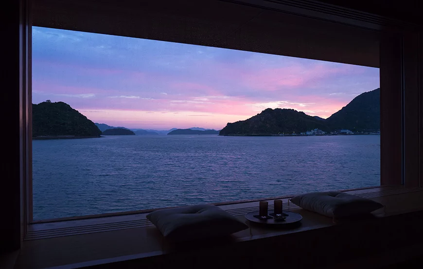 Dusk on-board the Guntu