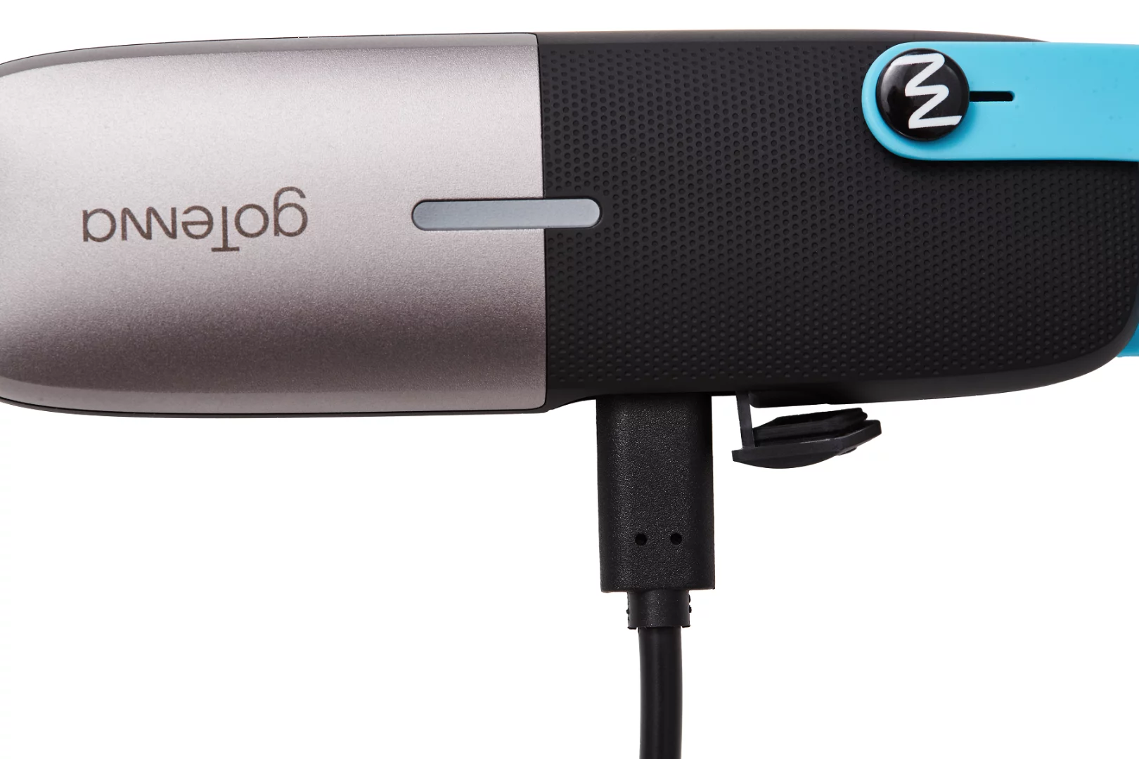 The goTenna Mesh is charged via Micro-USB