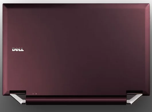 The Dell Latitude Z is finished in Black Cherry