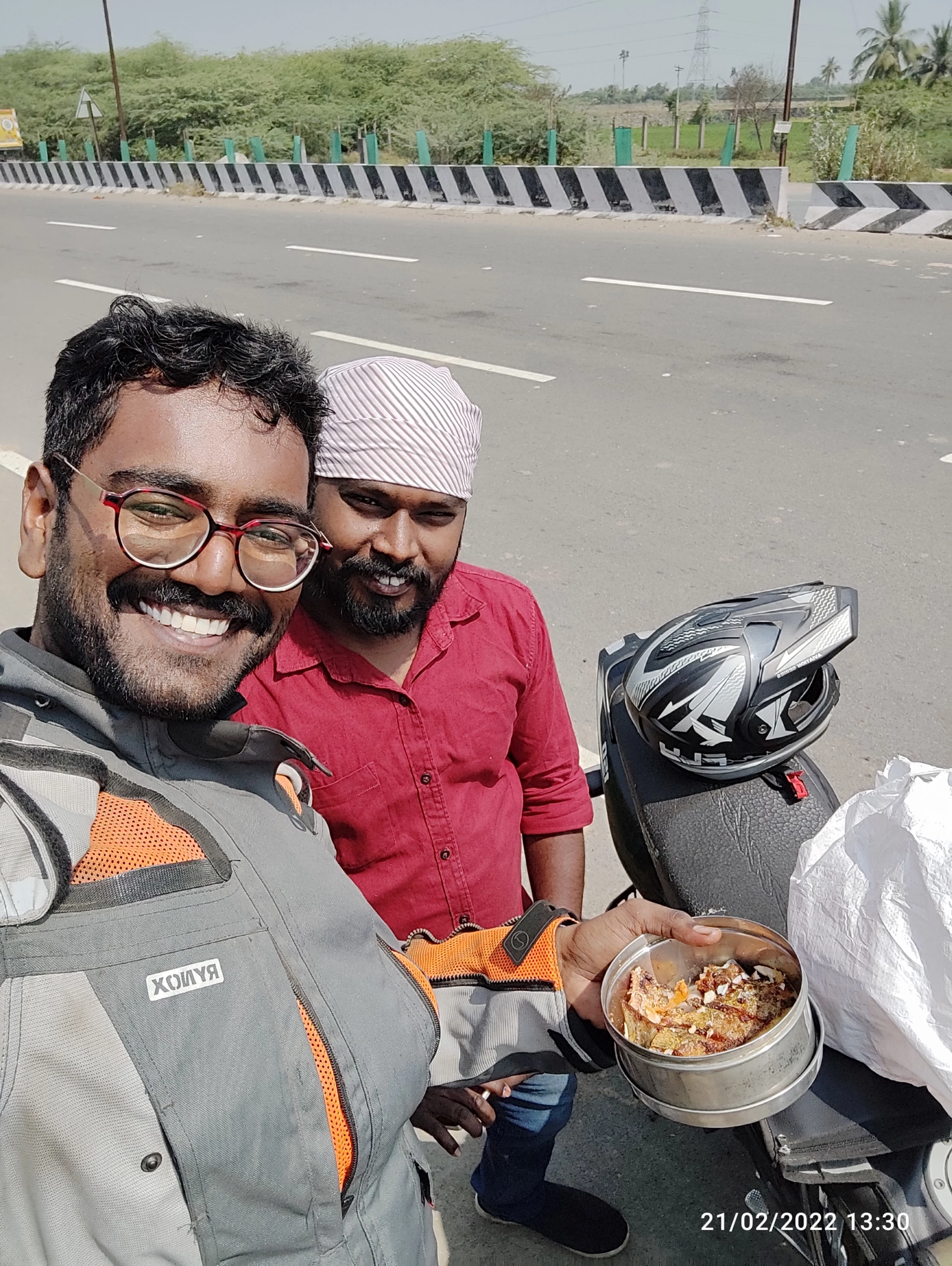 Much of the food consumed during the record attempt was generously donated by folks encountered along the way