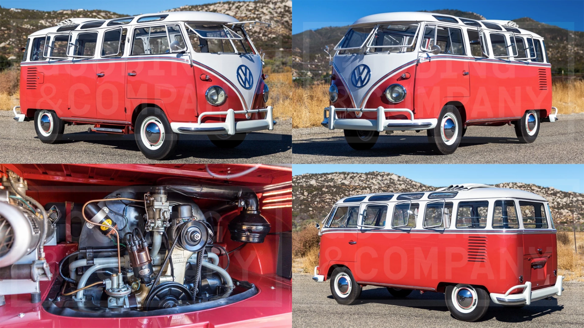 Only two Samba vans have ever sold for more money than this 1960 Volkswagen 23-Window Deluxe Microbus, being a 1965 Volkswagen 21-window Deluxe Samba which sold for $302,500 in Scottsdale in 2017, and a 1955 VW 23-window Deluxe Samba which sold for $236,639 (€190,000) in November, 2014. Full story . It sold for $220,000 at Gooding & Company’s Scottsdale 2018 auction