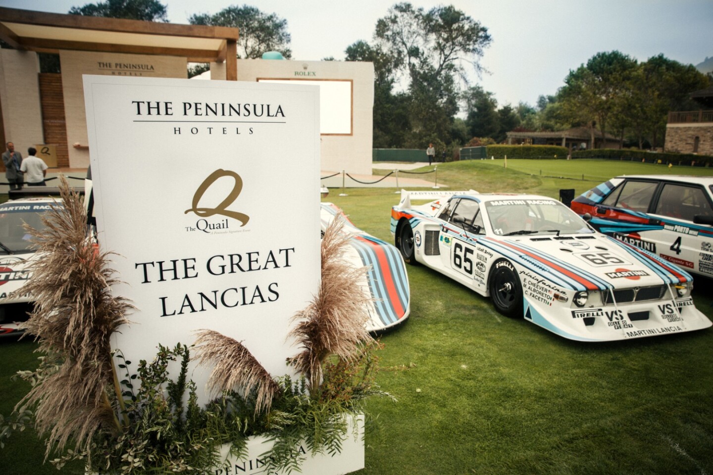 Another of the many facets of the Quail diamond was the celebration of the great Lancia sportscars of the seventies and eighties, and this 1981 Lancia Beta Monte Carlo Turbo was the ultimate winner of a special class for the occasion. It took a class win in the 1981 24 Hours of Le Mans after mechanical issues had plagued its early attempts at endurance racing and was detuned to 370 hp for the race to ensure reliability from the 1,425cc four-cylinder engine.