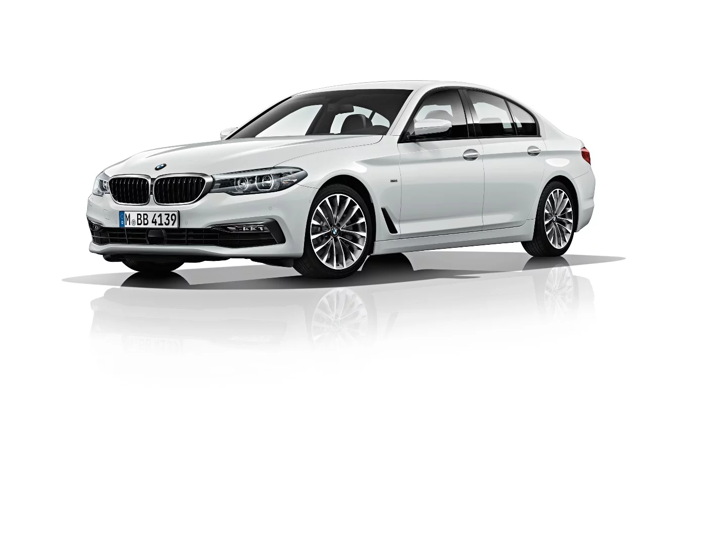 The 520d uses small wheels for low rolling resistance