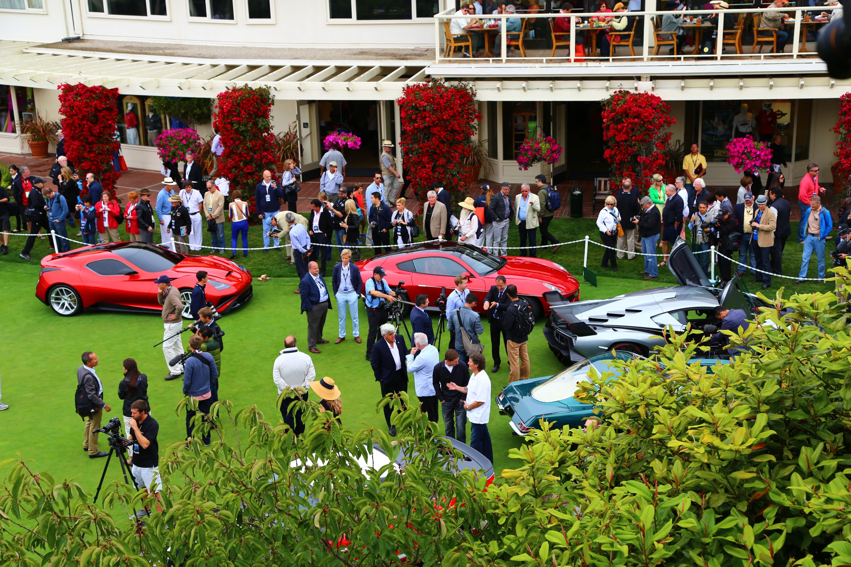 Pebble Beach Concours d'Elegance – view of the concept lawn (Photo: Angus MacKenzie/Gizmag.com)