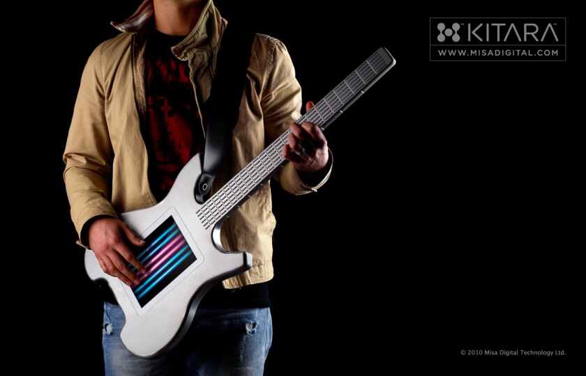 The digital guitar joins the band at last