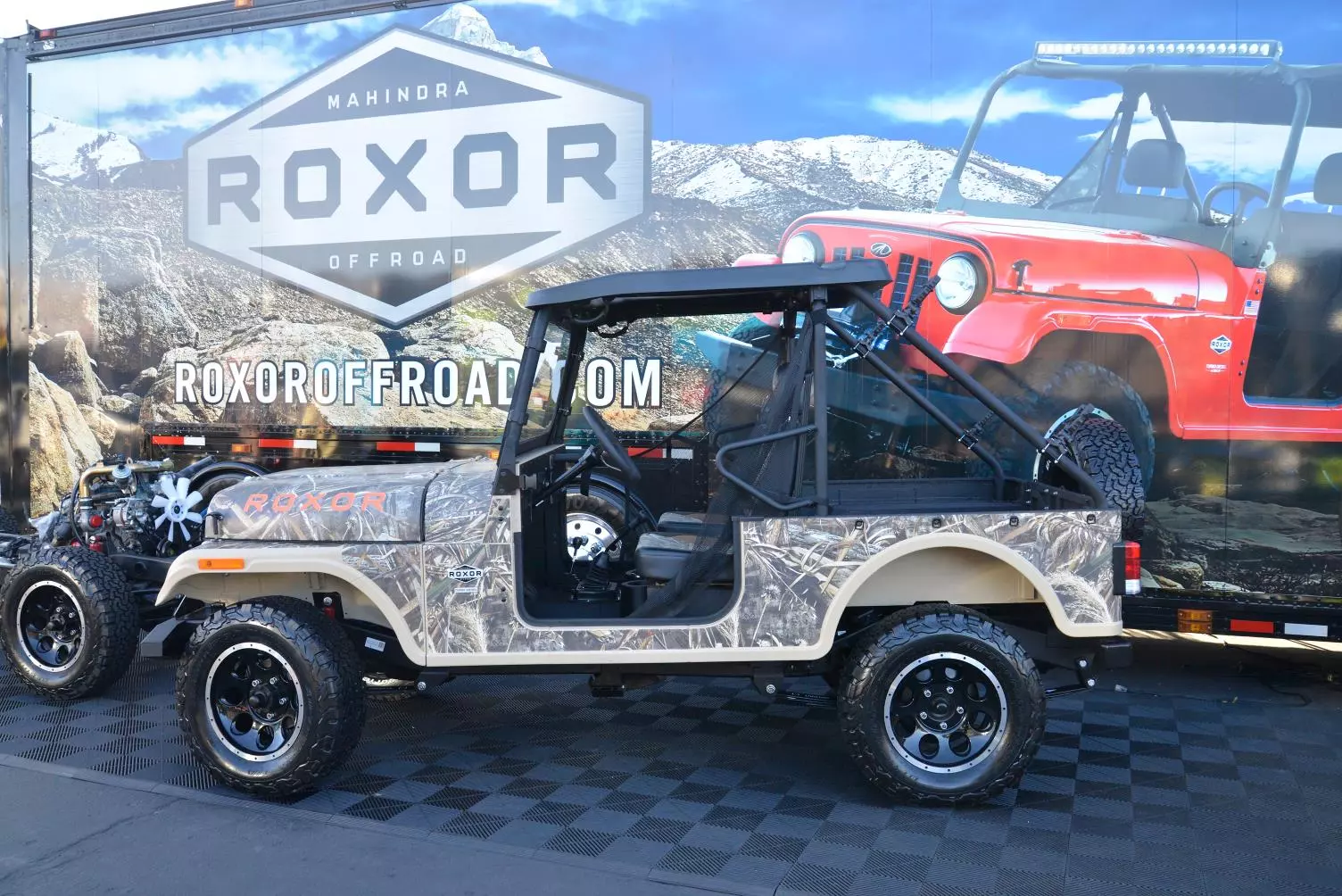 Mahindra Roxor on show at SEMA 2018