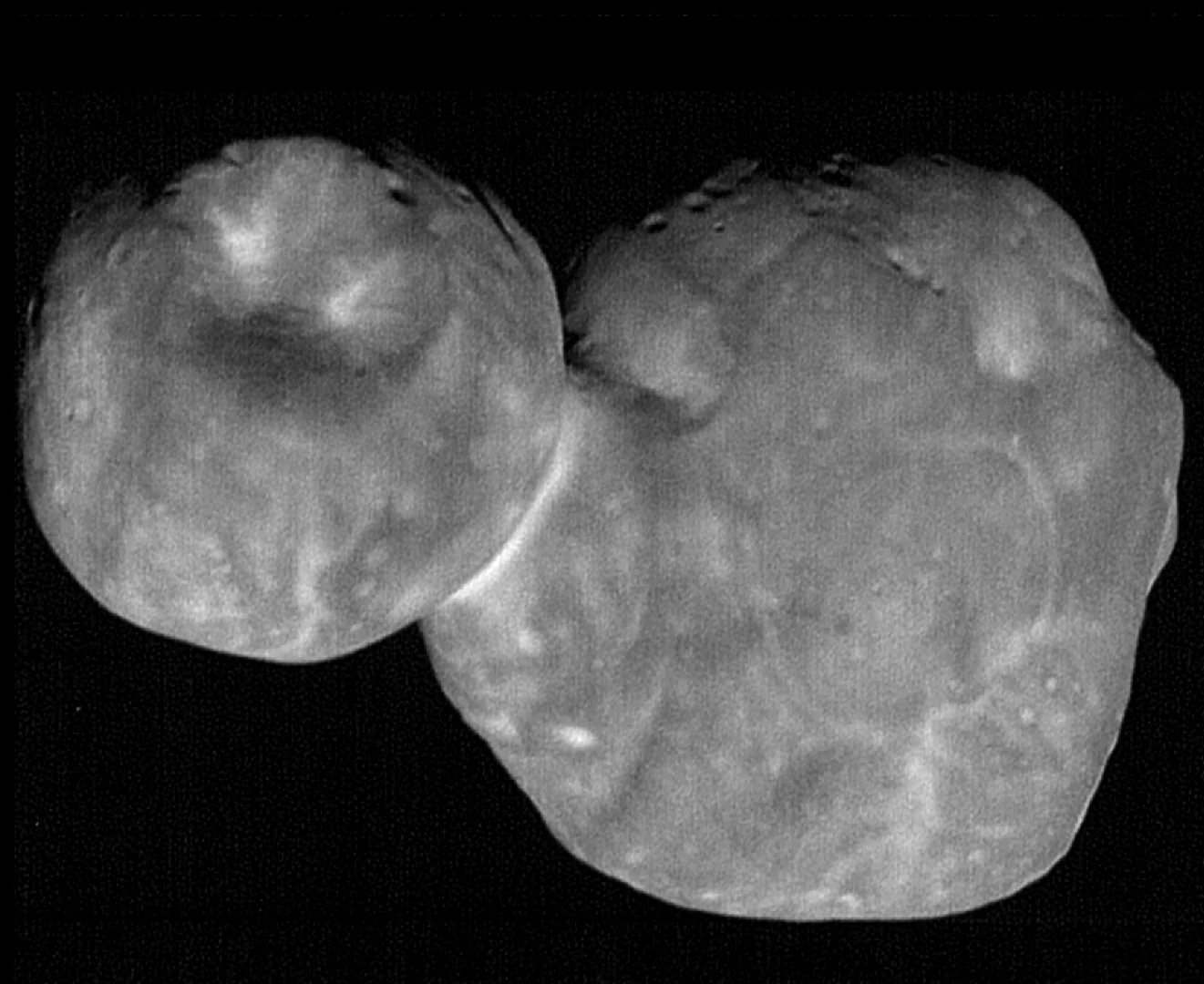 With a spatial resolution of 110 ft (33 m), this image of Ultima Thule is the highest resolution image that New Horizons has ever taken, and likely ever will