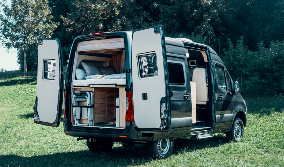 The Hymercar Grand Canyon S is one of the first looks at the next generation of Sprinter off-road camper vans