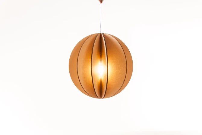 The suspended shade comes in a number of different designs
