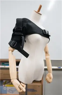 SEnS is a soft exoskeleton that's targeted towards maximizing existing strength by reducing muscle loads at specific points (Photo: Hiroshima University)