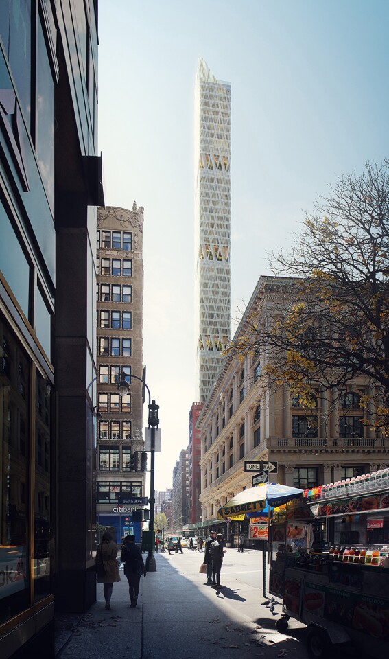 The tower isn't even under construction yet, but has already won the MIPIM Architectural Review Future Projects Award (Image: Perkins+Will)