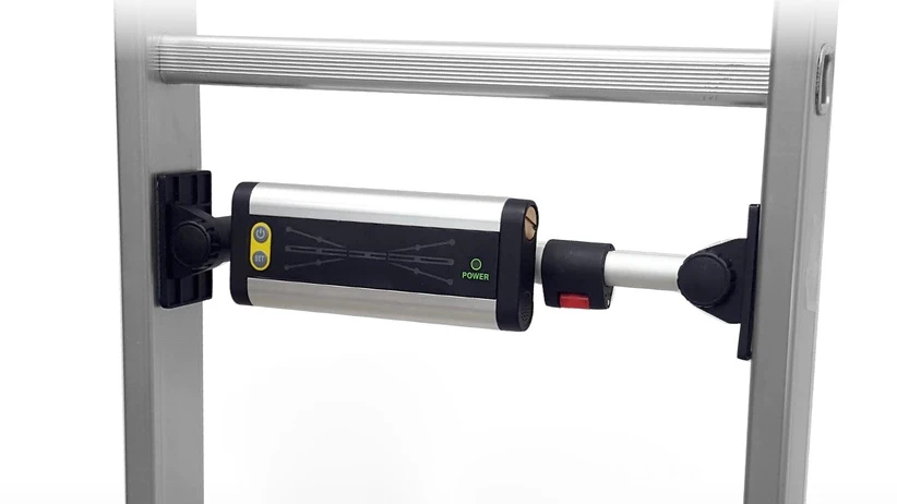 The Step Smart's telescoping bracket should reportedly allow it to fit a wide range of ladders