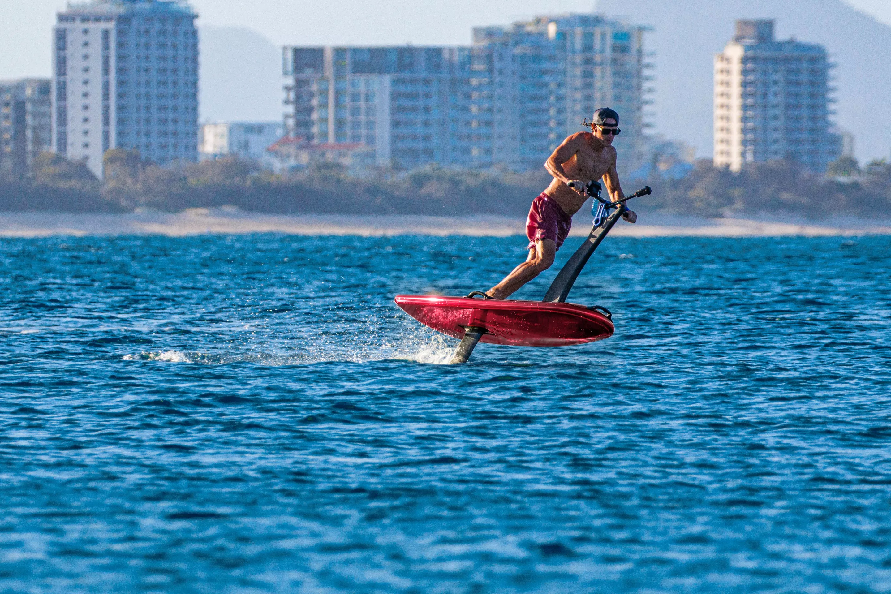 The Hydroflyer FF packs a 10,000-watt motor for up to 60 km/h “flight” over the water