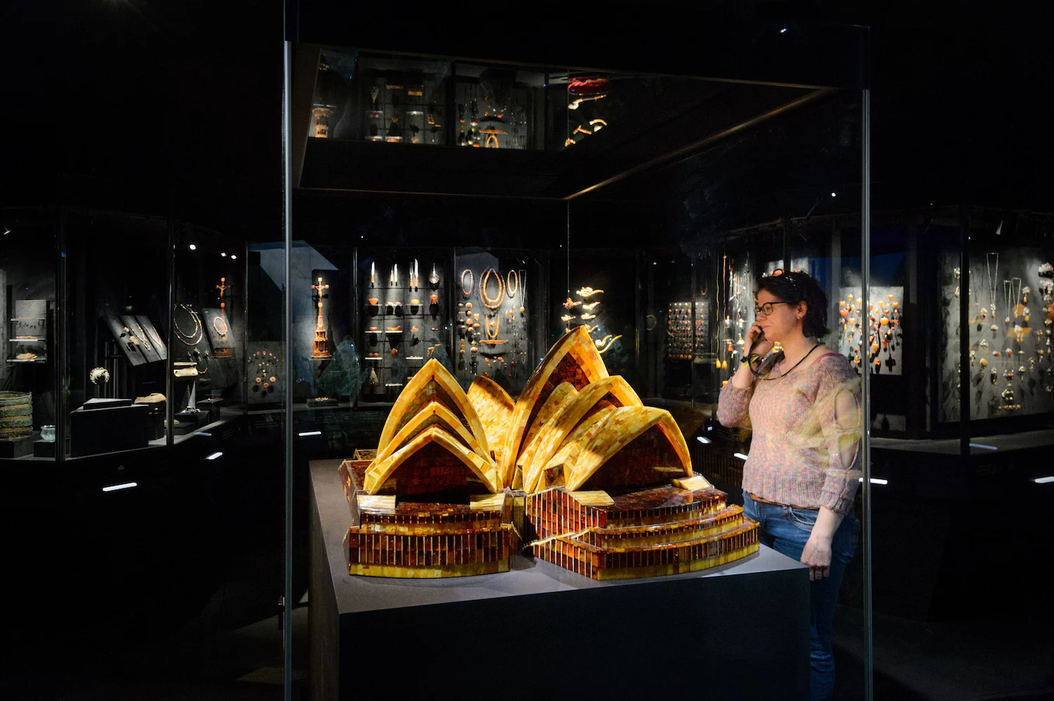The Tirpitz's exhibits include Gold of the West Coast, which is hailed as Western Europe's most comprehensive exhibition of amber