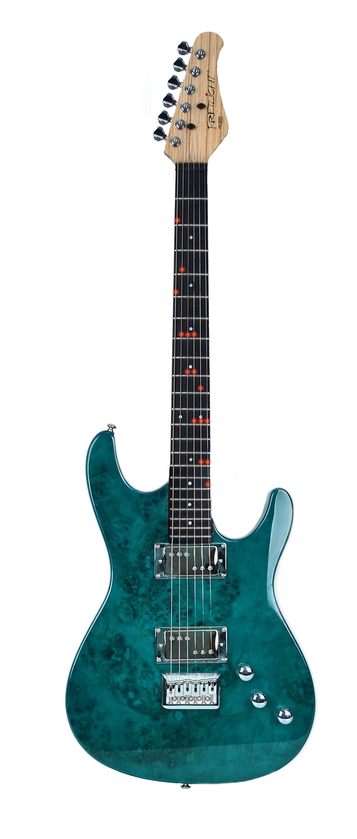 The FG-461 PRO features an ash body with gorgeous birds-eye maple on top and is finished in either blue or natural
