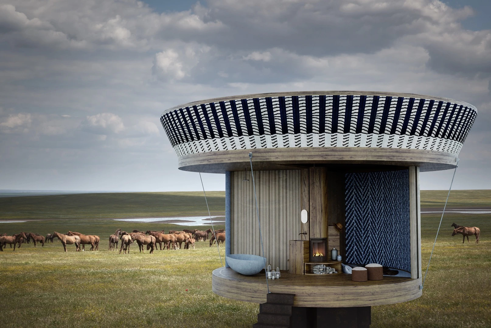 Casa Ojalá's layout could be configured in approximately 20 different ways
