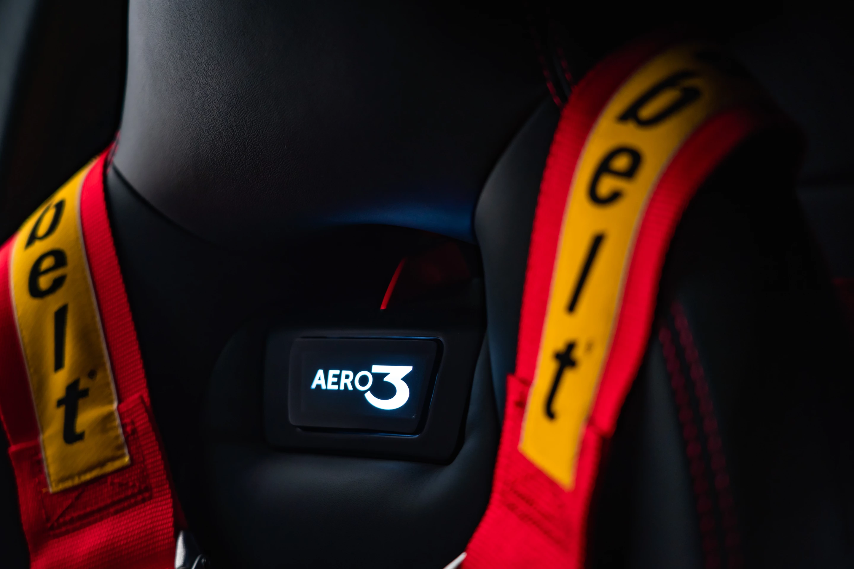 No mistaking what car you're taking a seat in